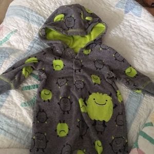 Hooded Fleece Romper